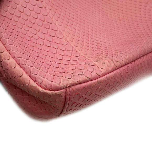 Chanel Python Shoulder Bag Pink - Picture 10 of 15